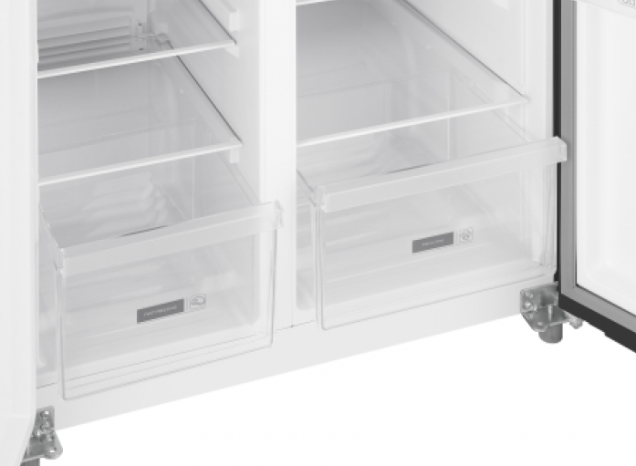 Холодильник Weissgauff WSBS 500 Inverter NoFrost Rock Glass 433 053 в магазине «На диване» в Кемерово  — Выгодная цена