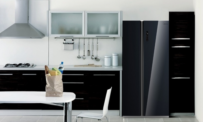 Холодильник Side-by-Side Midea MRS518SNGBL в магазине «На диване» в Кемерово  — Выгодная цена