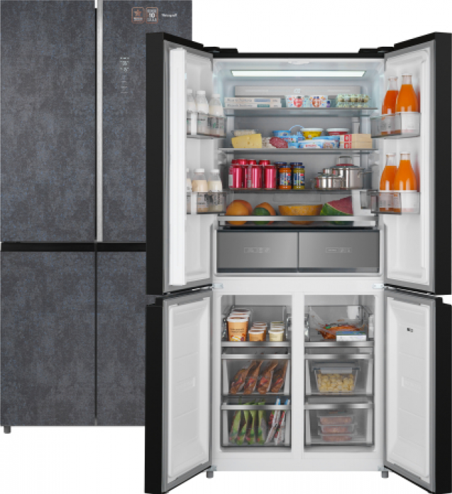 Холодильник Weissgauff WCD 590 NoFrost Inverter Premium Biofresh Rock Glass в магазине «На диване» в Кемерово  — Выгодная цена