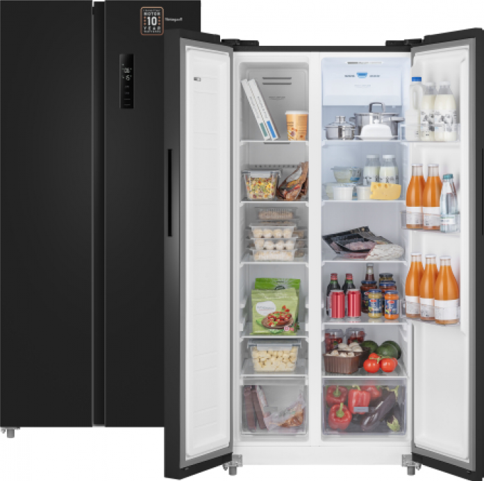 Холодильник Weissgauff WSBS 500 Inverter NoFrost Black 433 047 в магазине «На диване» в Кемерово  — Выгодная цена