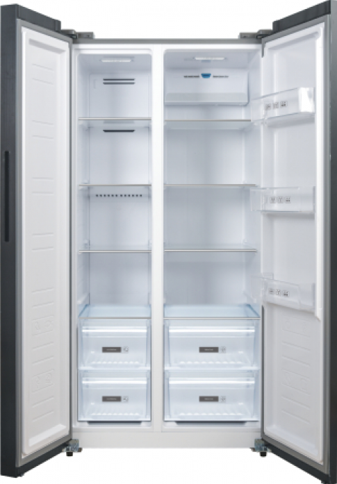 Холодильник Weissgauff WSBS 600 NoFrost Inverter Bru Steel Glass в магазине «На диване» в Кемерово  — Выгодная цена
