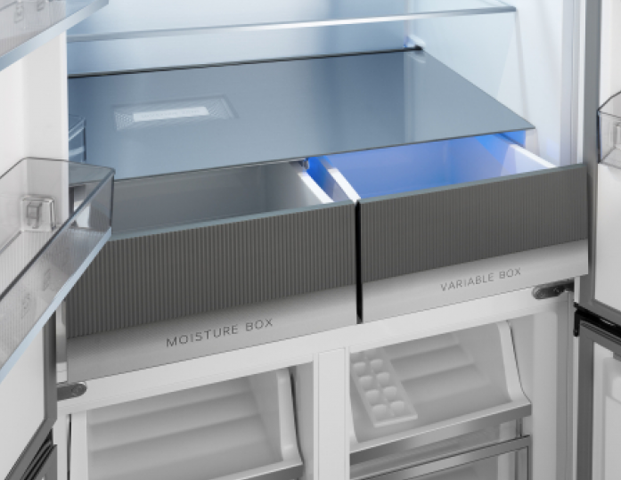 Холодильник Weissgauff WCD 450 Rock Glass NoFrost Inverter 437286 в магазине «На диване» в Кемерово  — Выгодная цена