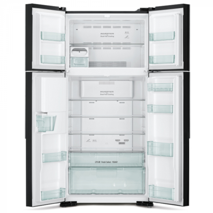 Холодильник Side-by-Side Hitachi R-W 662PU7 GBK в магазине «На диване» в Кемерово  — Выгодная цена