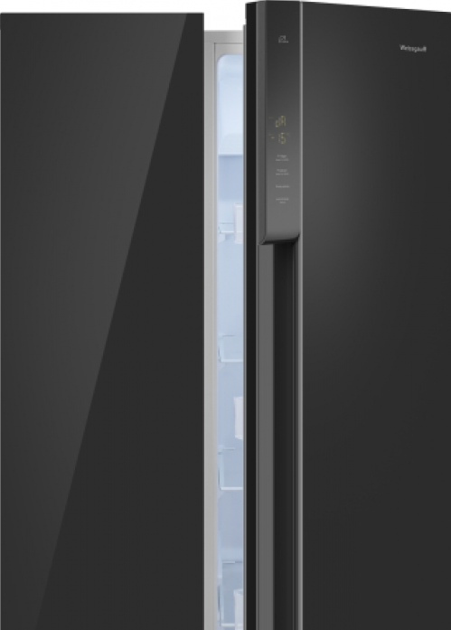 Холодильник Weissgauff WSBS 500 Inverter NoFrost Black Glass 433 051 в магазине «На диване» в Кемерово  — Выгодная цена