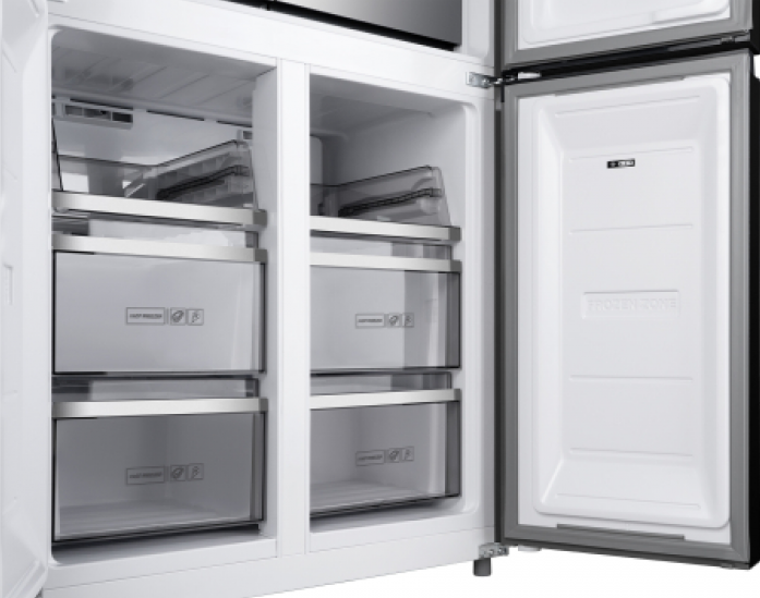 Холодильник Weissgauff WCD 590 NoFrost Inverter Premium EcoFresh Inox в магазине «На диване» в Кемерово  — Выгодная цена