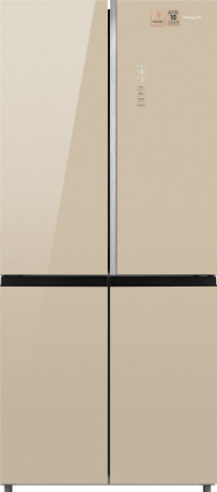 Холодильник Weissgauff WCD 590 NoFrost Inverter Premium EcoFresh Gold Glass