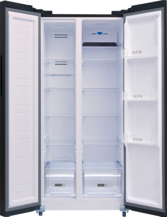 Холодильник Weissgauff WSBS 500 Inverter NoFrost Bru Steel Glass в магазине «На диване» в Кемерово  — Выгодная цена