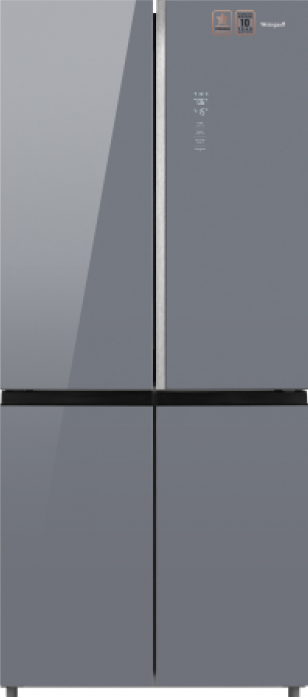 Холодильник Weissgauff WCD 590 NoFrost Inverter Premium Biofresh Dark Grey Glass