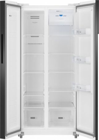 Холодильник Weissgauff WSBS 500 Inverter NoFrost White Rock Glass 433 162 в магазине «На диване» в Кемерово  — Выгодная цена