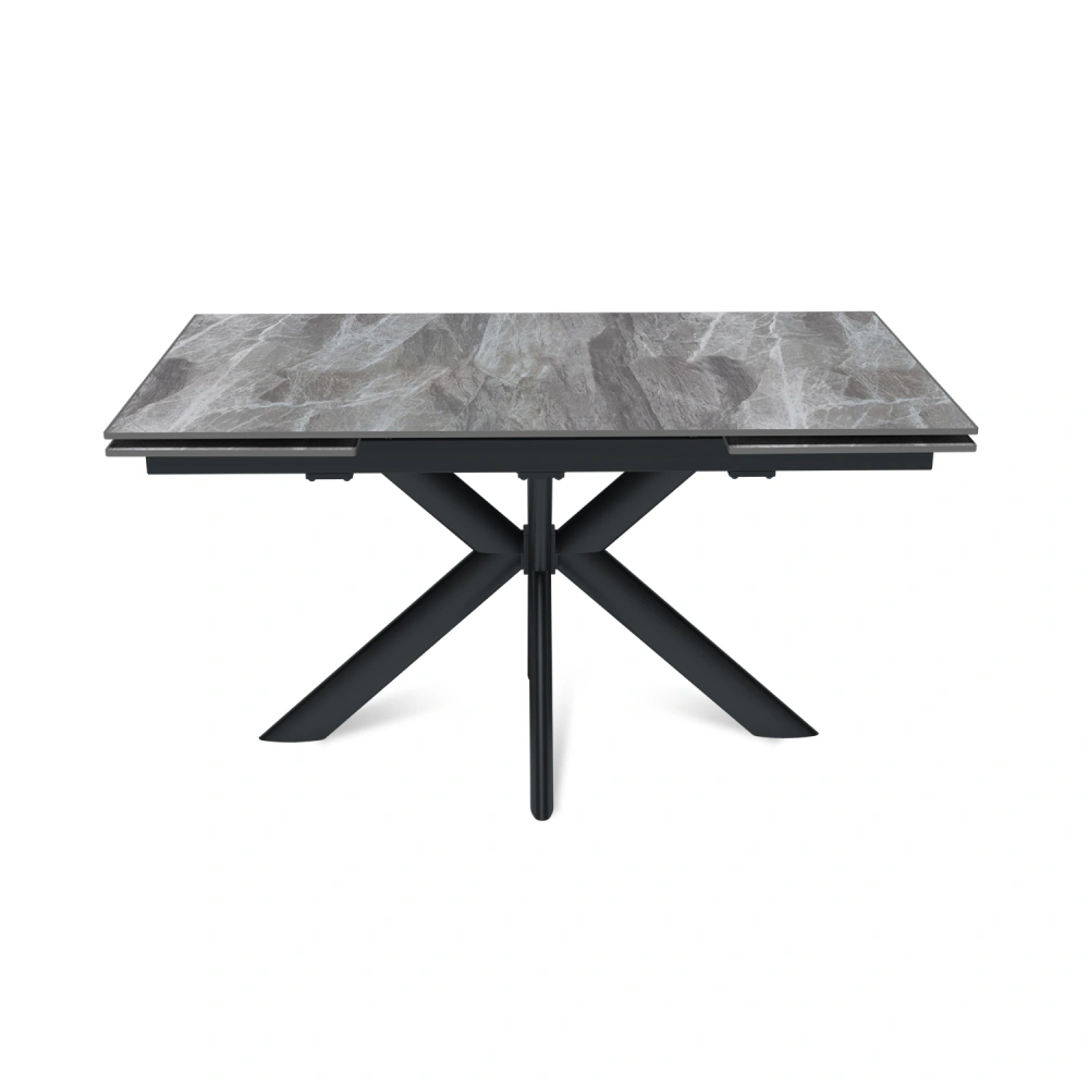 Стол раскладной Strong (140+40+40), керамика глянцевая Italian Light Grey в магазине «На диване» в Кемерово  — Выгодная цена