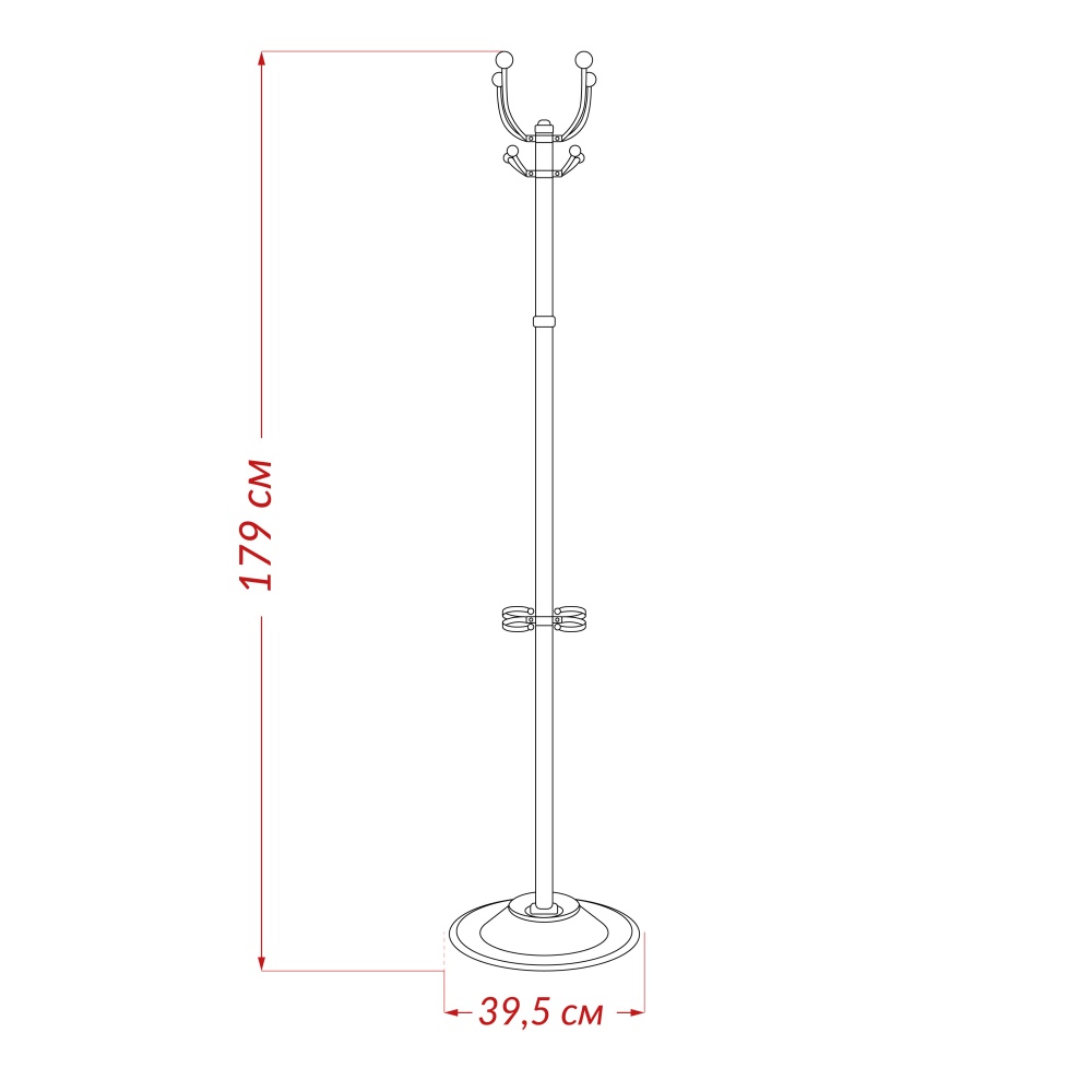 Вешалка напольная Leset Квадро-2 в магазине «На диване» в Кемерово  — Выгодная цена