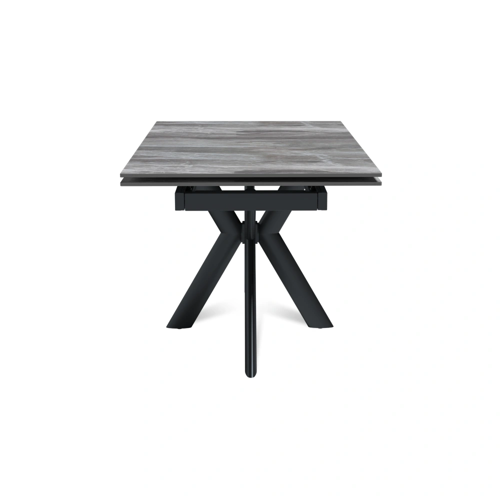 Стол раскладной Strong (140+40+40), керамика глянцевая Italian Light Grey в магазине «На диване» в Кемерово  — Выгодная цена