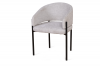 Стул Nicol, микромех Rozy ivory / опоры черные